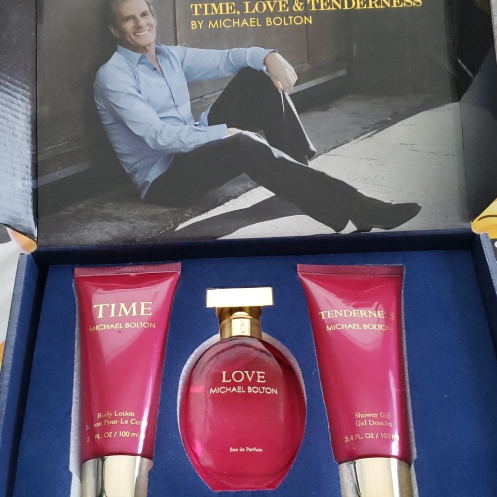 Time, Love & Tenderness fragrance set.